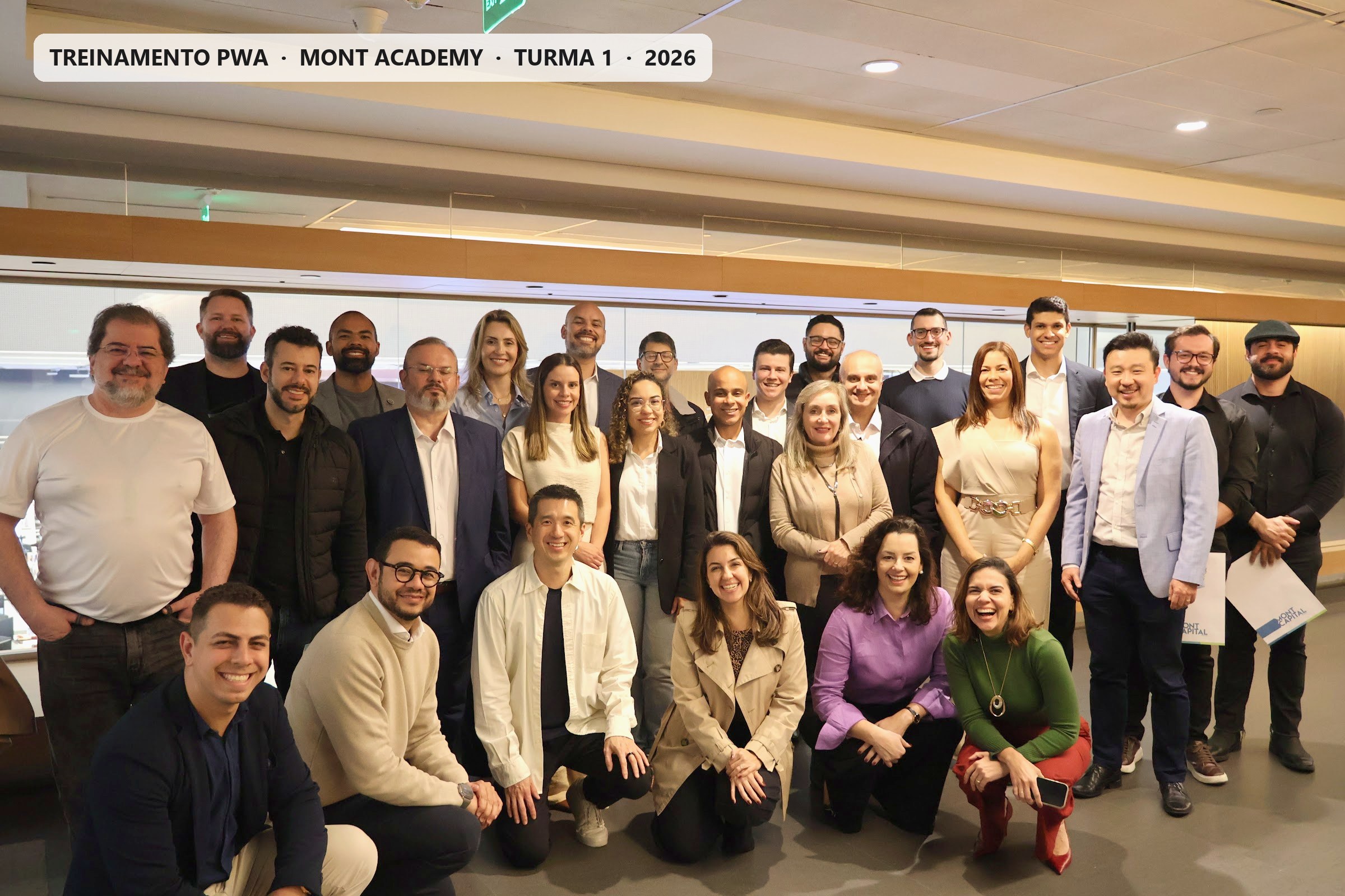 Turma 1 no auditório